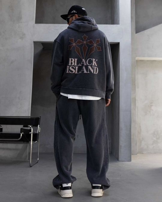 ъжки овърсайз сет – DARK SPLASH LOUNGE SET