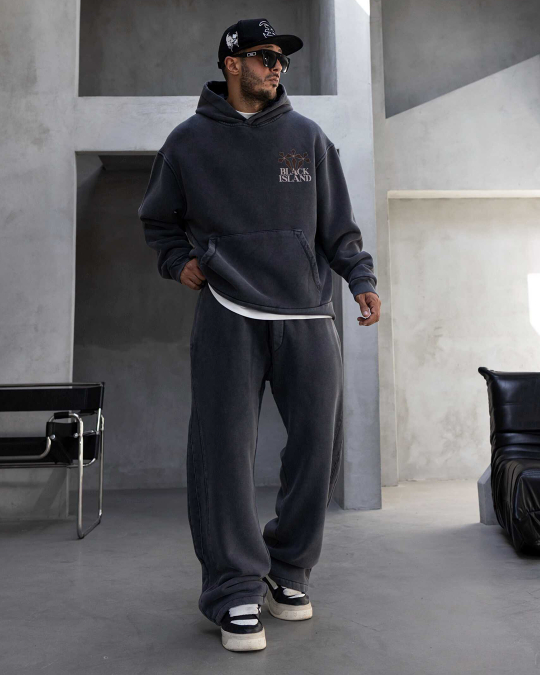 ъжки овърсайз сет – DARK SPLASH LOUNGE SET - Image 2