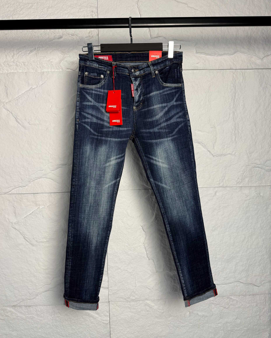 Мъжки дънки – SLIM RELAXED LUXE BLUE DENIM RD201 - Image 2