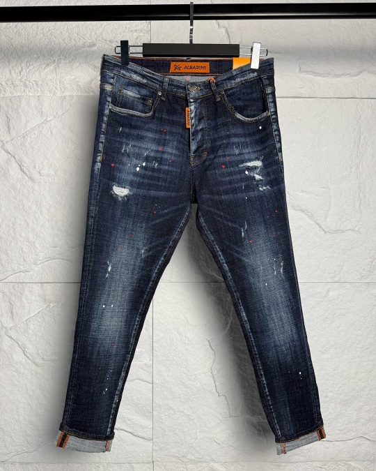 Мъжки дънки – RELAXED FIT LUXE DEEP BLUE DENIM ALB