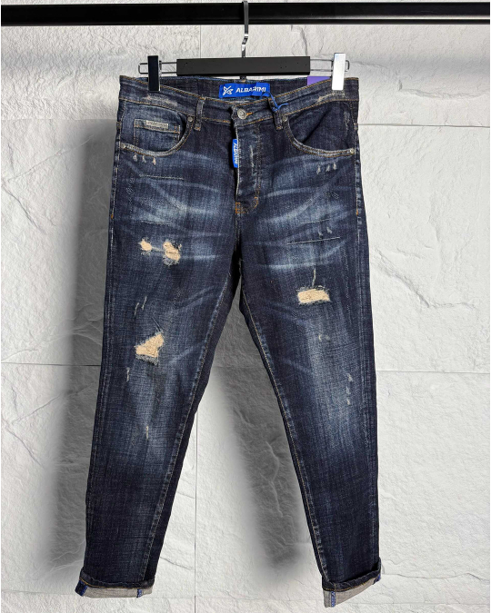 Мъжки дънки – SLIM RELAXED LUXE BLUE DENIM – RD217357