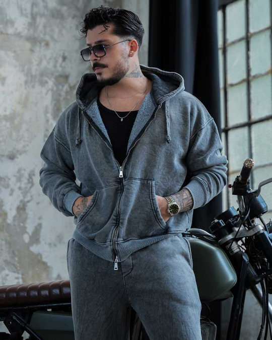 Мъжки комплект Raw Edge Grey