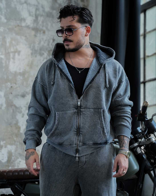 Мъжки комплект Raw Edge Grey - Image 2